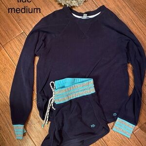 Southern Tide Black and Blue Lounge Set